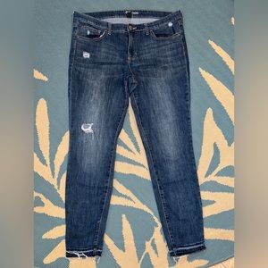 Gap Legging Jeans Size 14 Raw Hem